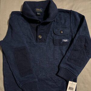 Polo Ralph Lauren Navy Blue Long Sleeve Boys Size 6
